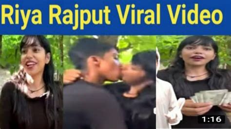 riya mms video|Indian Social Media Personality Riya Rajput's Viral MMS Video .